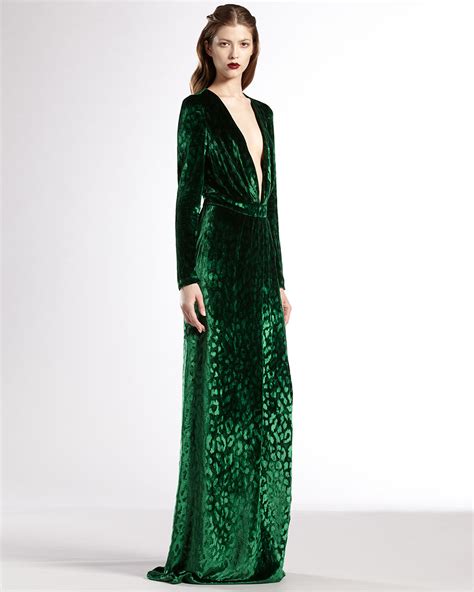 gucci red velvet keyhole gown|net a porter Gucci dresses.